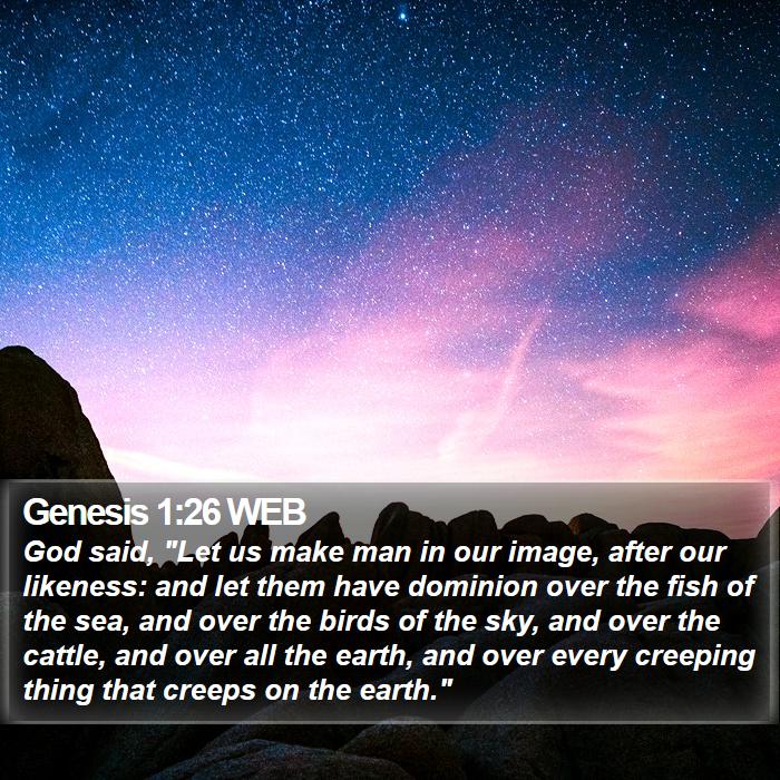 Genesis 1:26 WEB Bible Study