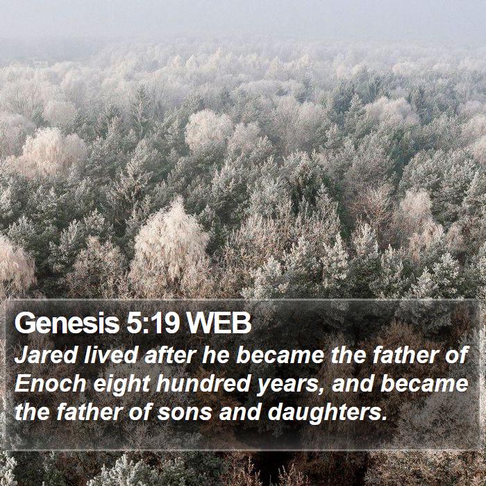 Genesis 5:19 WEB Bible Study