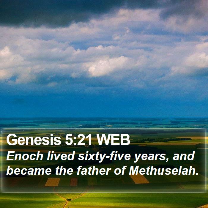 Genesis 5:21 WEB Bible Study