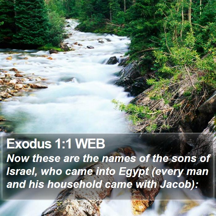 Exodus 1:1 WEB Bible Study