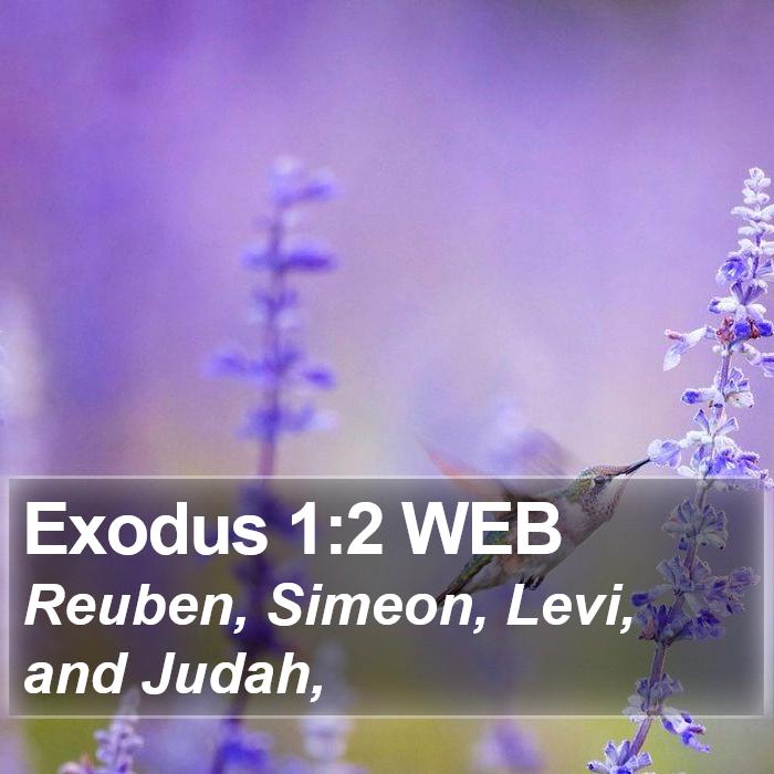 Exodus 1:2 WEB Bible Study