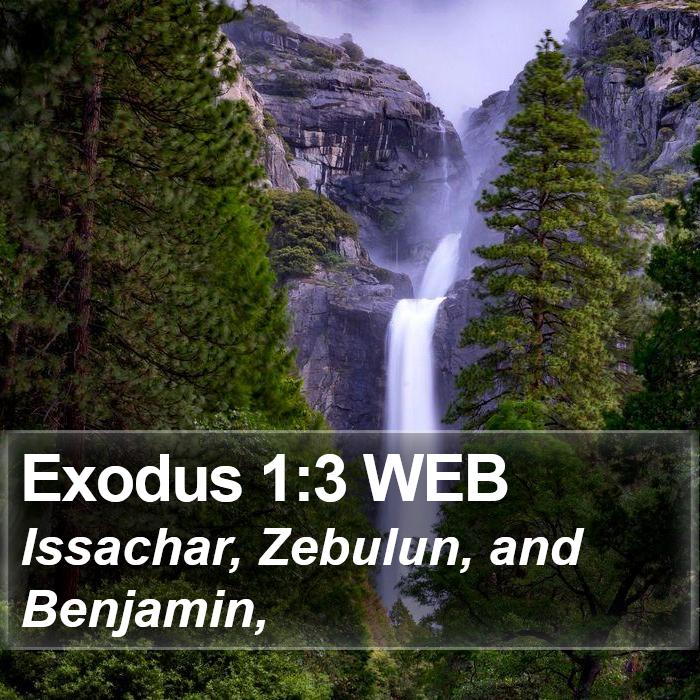 Exodus 1:3 WEB Bible Study