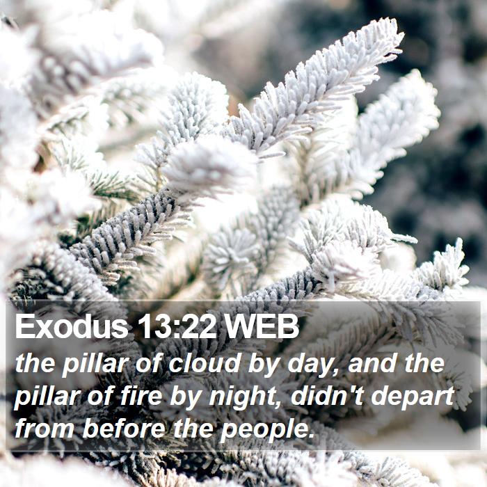 Exodus 13:22 WEB Bible Study