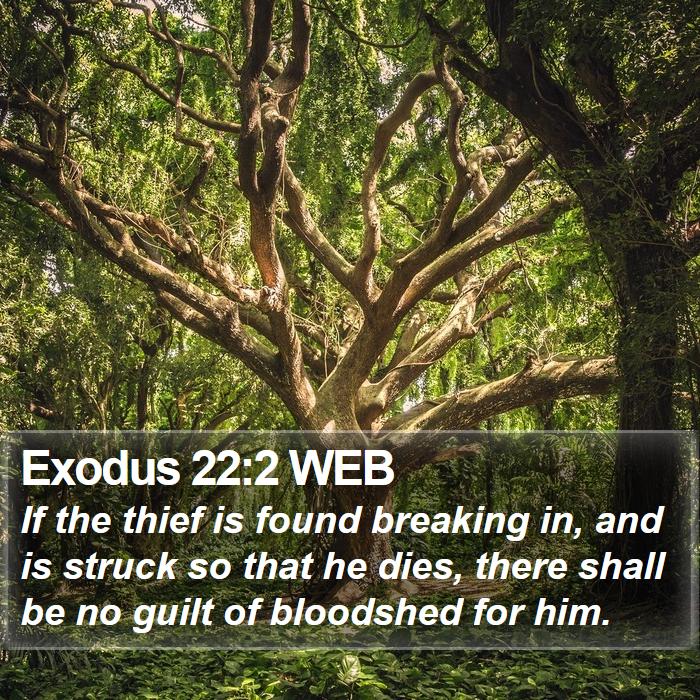 Exodus 22:2 WEB Bible Study