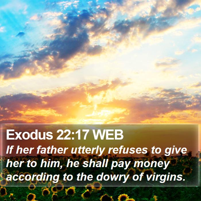 Exodus 22:17 WEB Bible Study