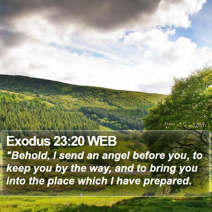 Exodus 23:20 WEB Bible Study