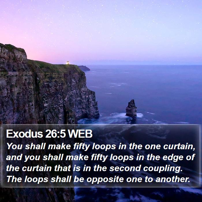 Exodus 26:5 WEB Bible Study