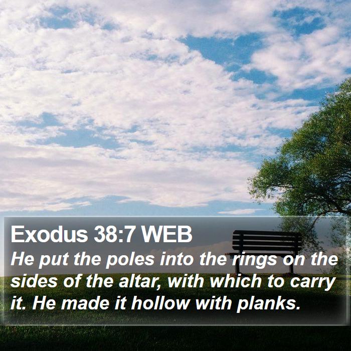 Exodus 38:7 WEB Bible Study