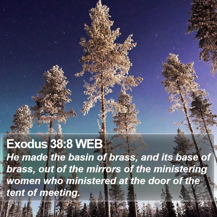 Exodus 38:8 WEB Bible Study