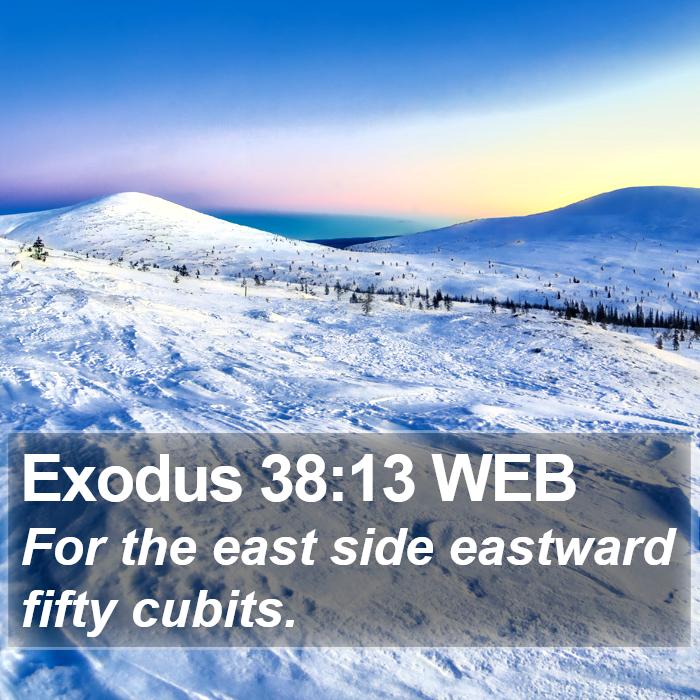 Exodus 38:13 WEB Bible Study