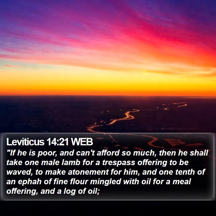 Leviticus 14:21 WEB Bible Study