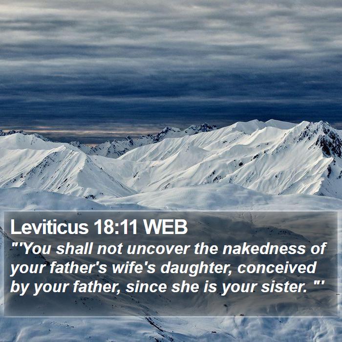 Leviticus 18:11 WEB Bible Study