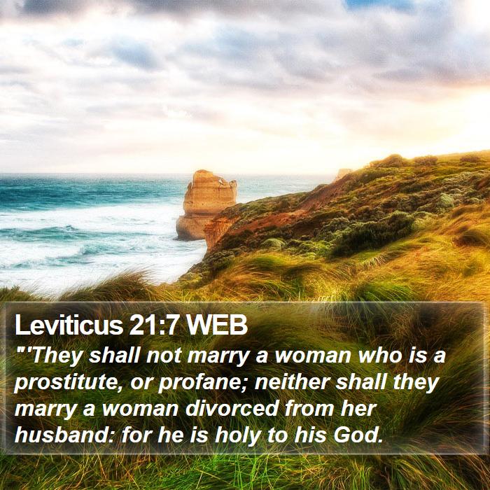 Leviticus 21:7 WEB Bible Study