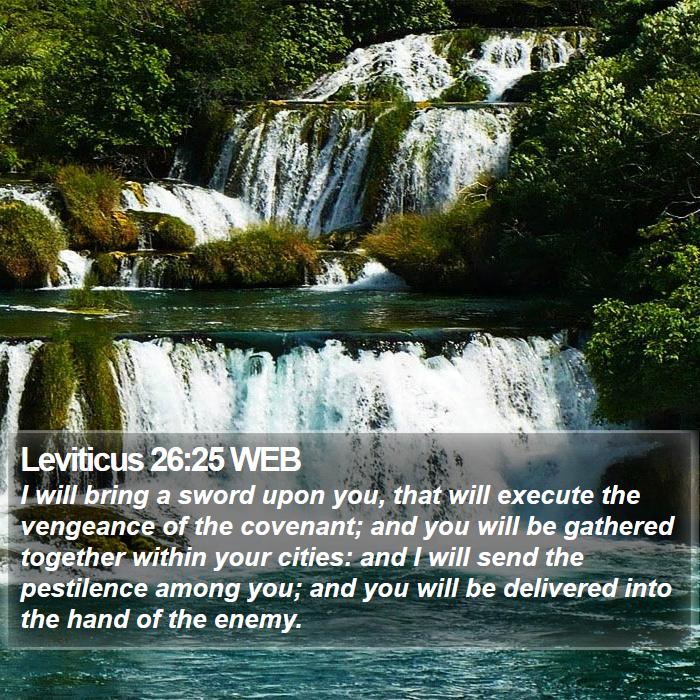 Leviticus 26:25 WEB Bible Study