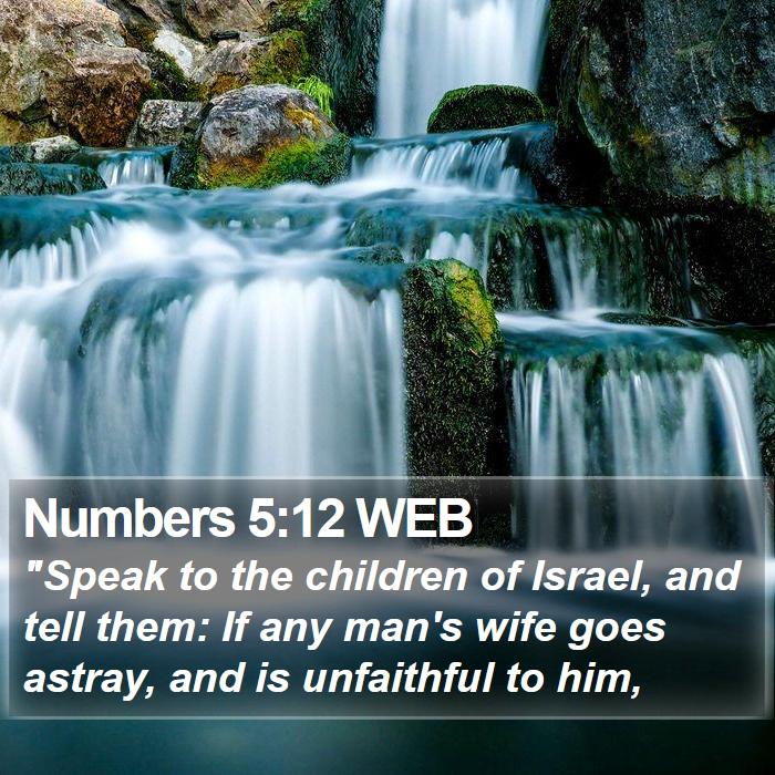 Numbers 5:12 WEB Bible Study