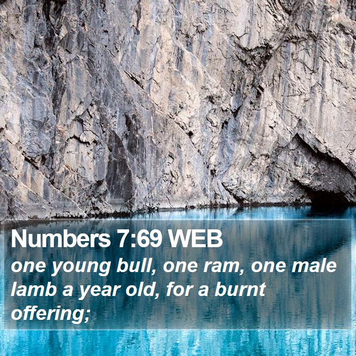 Numbers 7:69 WEB Bible Study