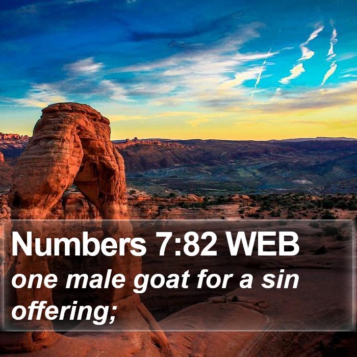 Numbers 7:82 WEB Bible Study