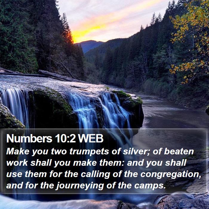 Numbers 10:2 WEB Bible Study