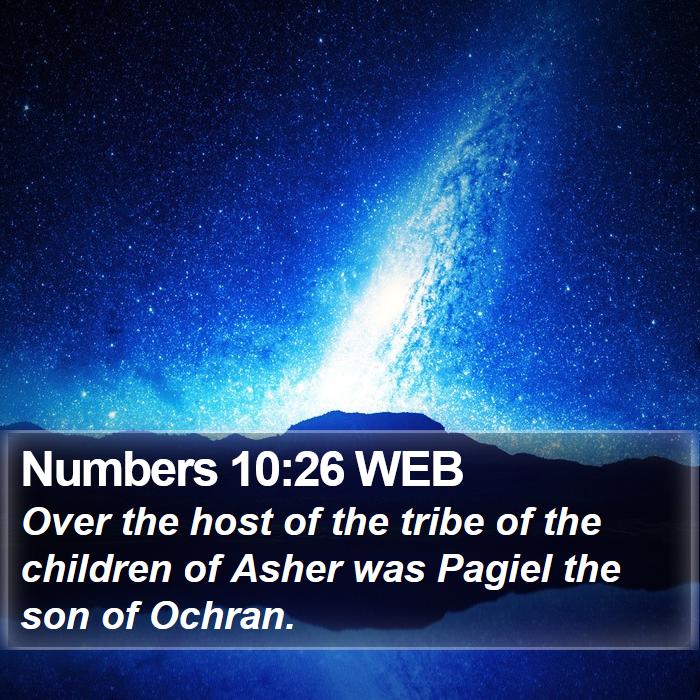 Numbers 10:26 WEB Bible Study