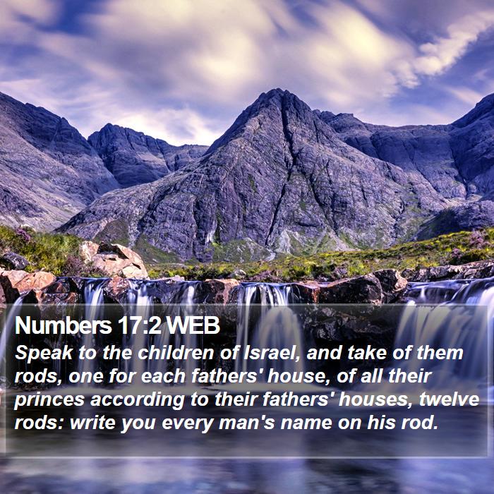 Numbers 17:2 WEB Bible Study