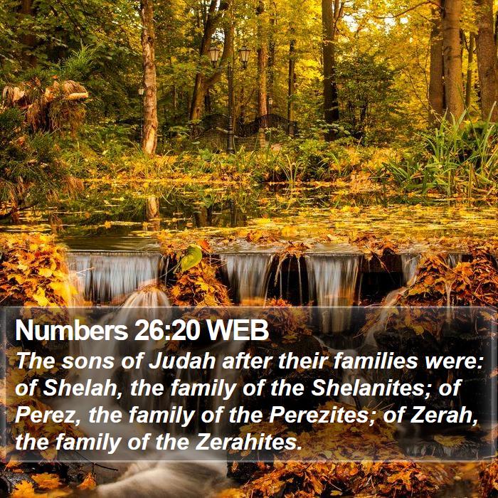 Numbers 26:20 WEB Bible Study