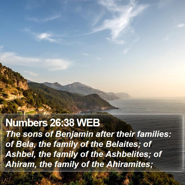 Numbers 26:38 WEB Bible Study