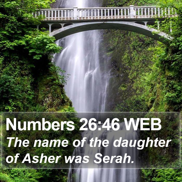 Numbers 26:46 WEB Bible Study