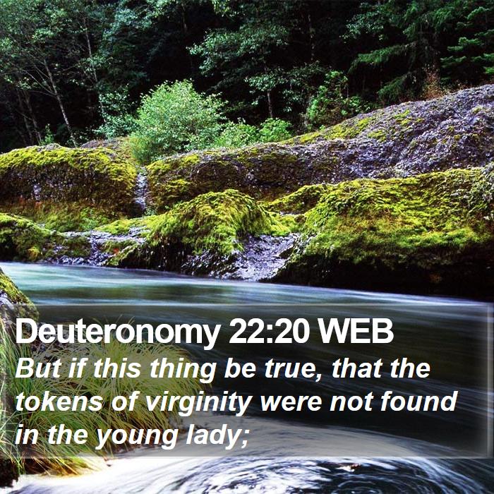 Deuteronomy 22:20 WEB Bible Study