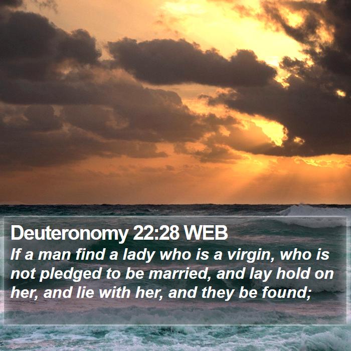 Deuteronomy 22:28 WEB Bible Study