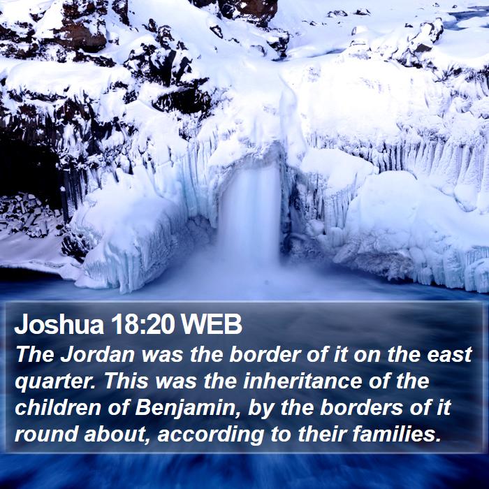 Joshua 18:20 WEB Bible Study