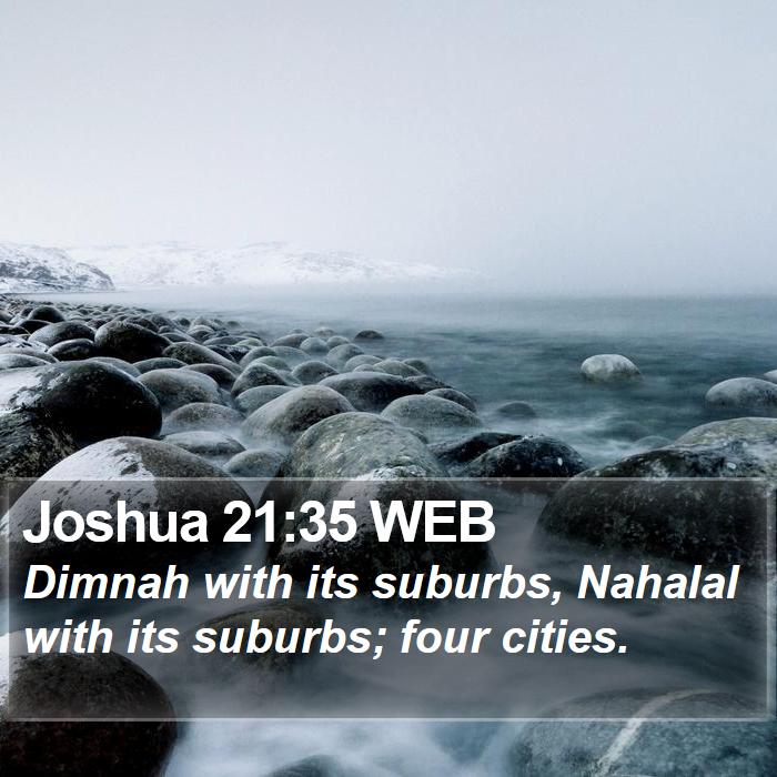 Joshua 21:35 WEB Bible Study