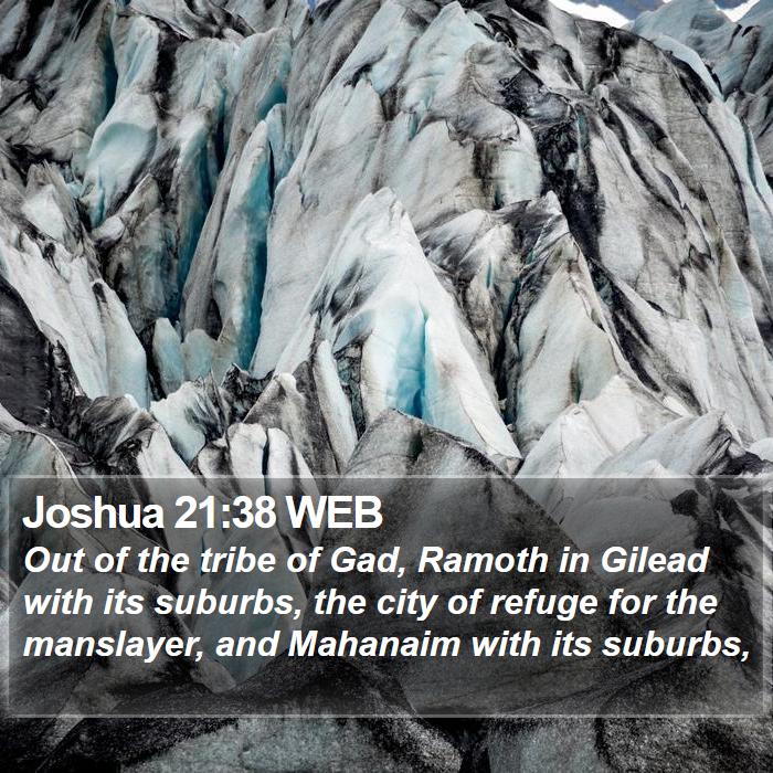 Joshua 21:38 WEB Bible Study