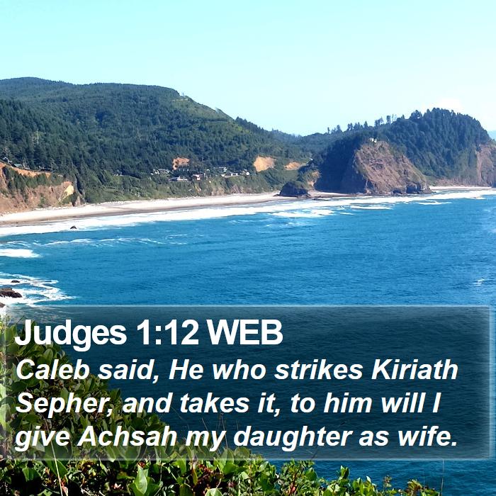 Judges 1:12 WEB Bible Study