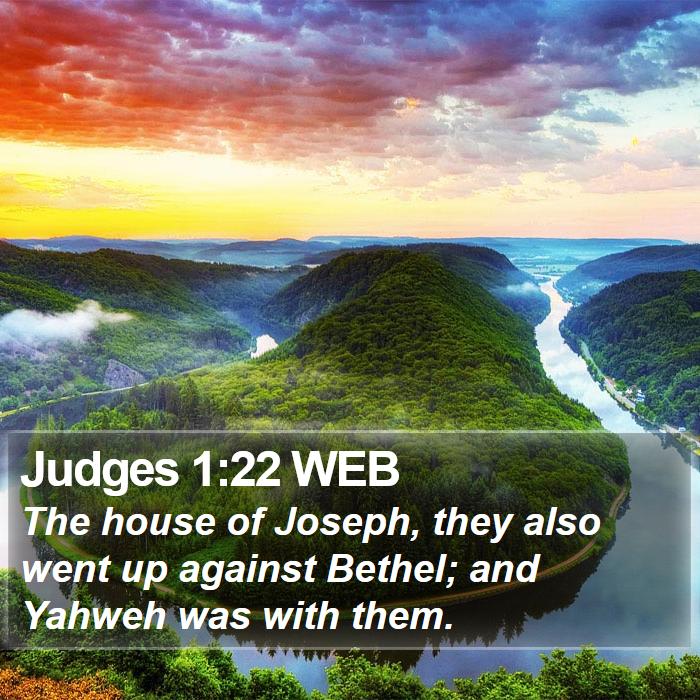 Judges 1:22 WEB Bible Study