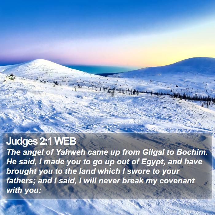 Judges 2:1 WEB Bible Study