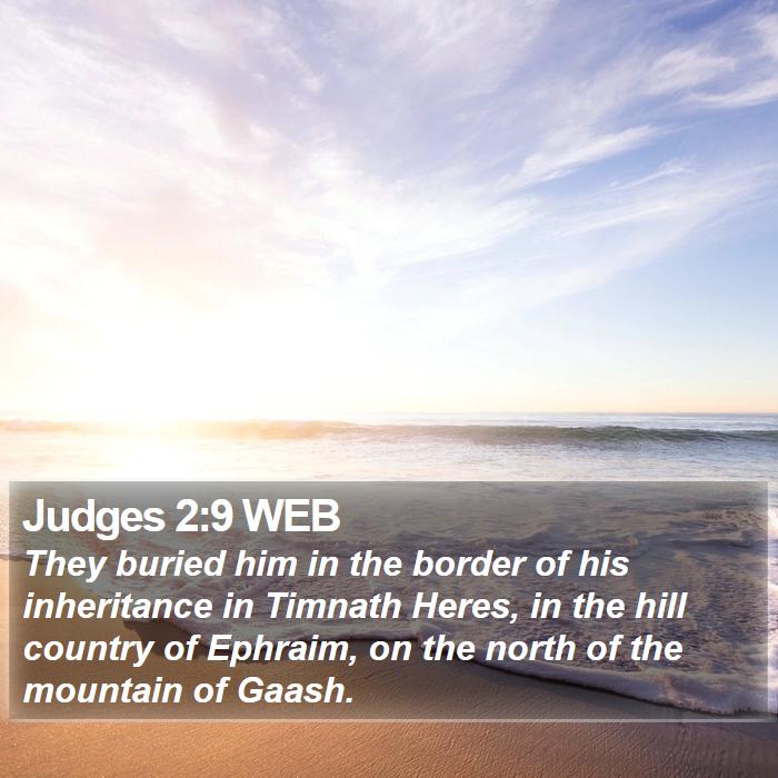 Judges 2:9 WEB Bible Study