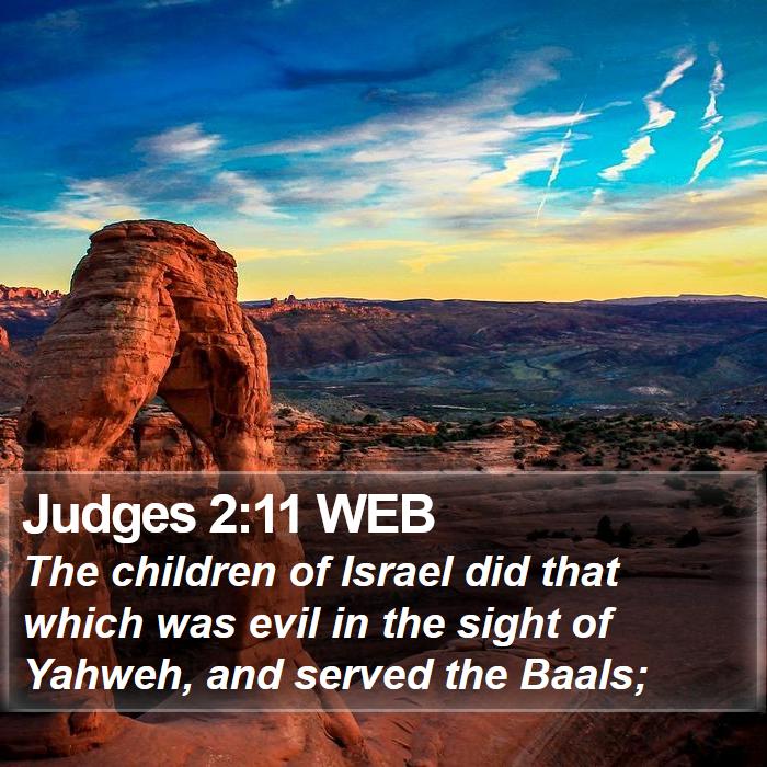 Judges 2:11 WEB Bible Study