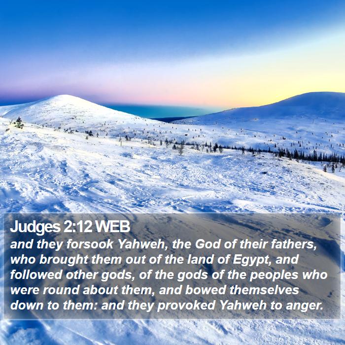 Judges 2:12 WEB Bible Study