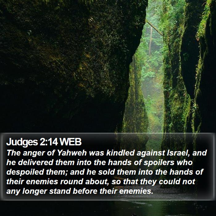 Judges 2:14 WEB Bible Study