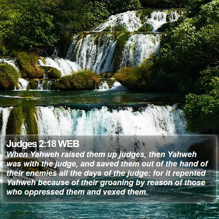 Judges 2:18 WEB Bible Study