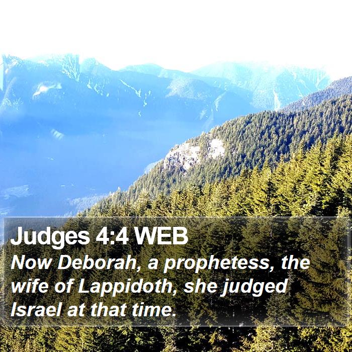 Judges 4:4 WEB Bible Study