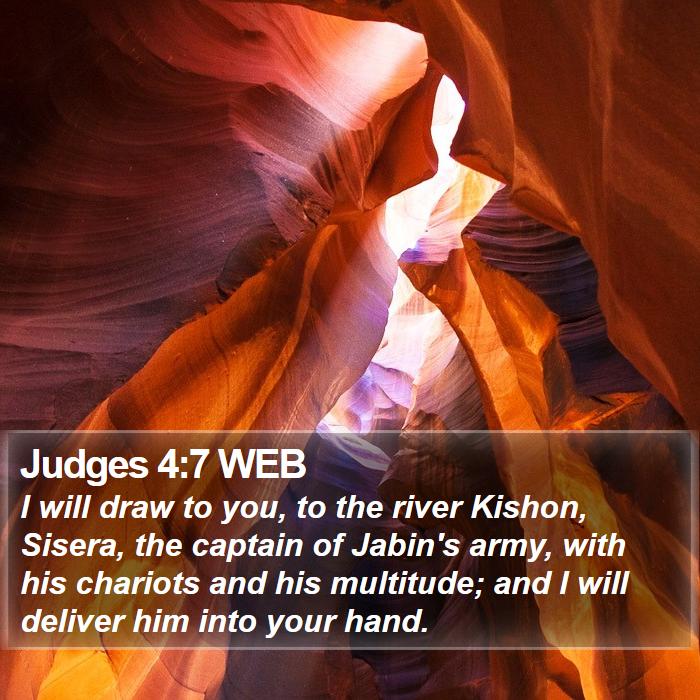 Judges 4:7 WEB Bible Study