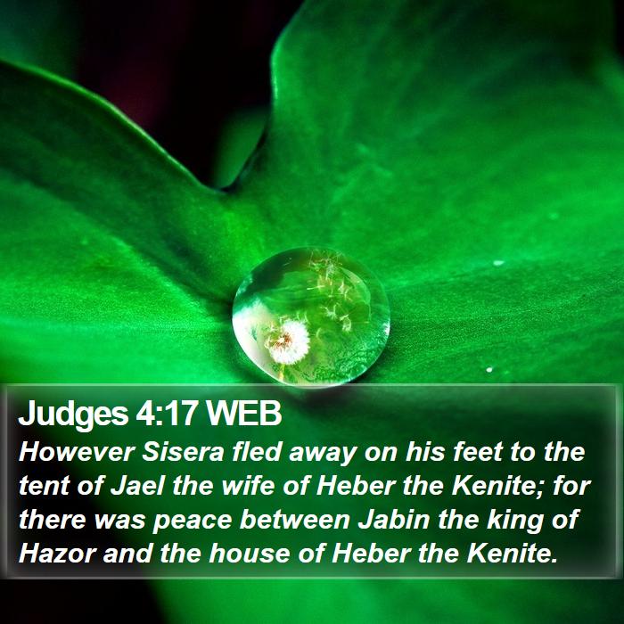 Judges 4:17 WEB Bible Study