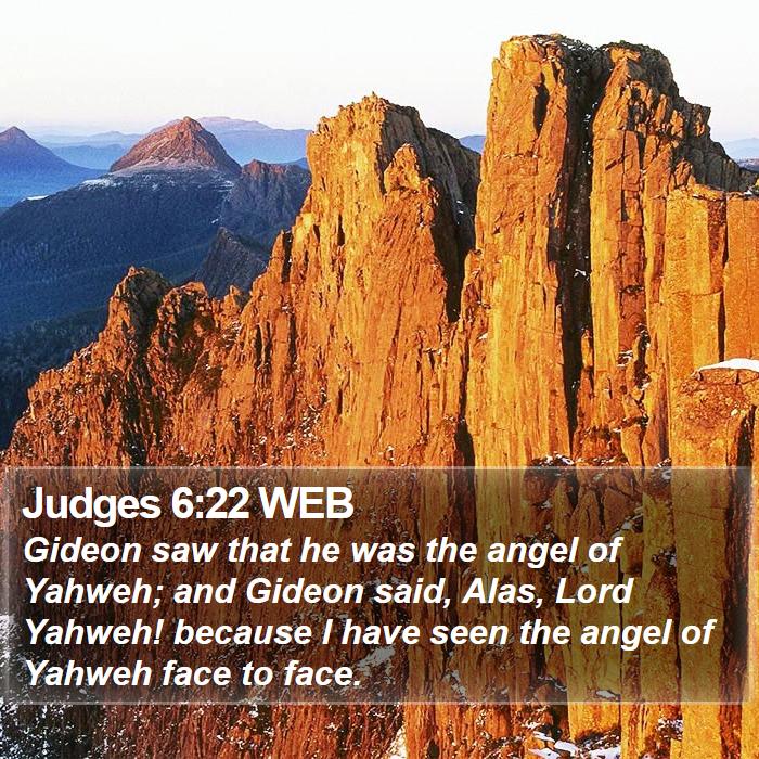 Judges 6:22 WEB Bible Study