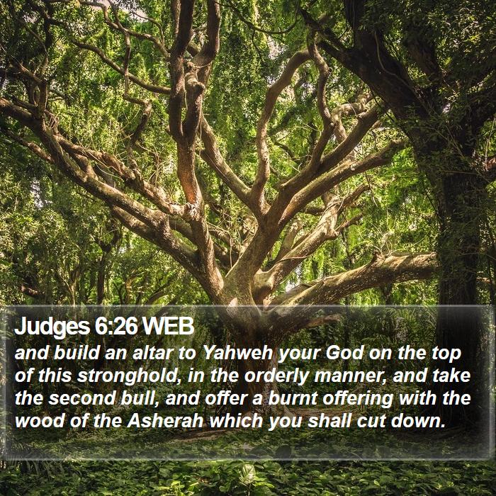 Judges 6:26 WEB Bible Study