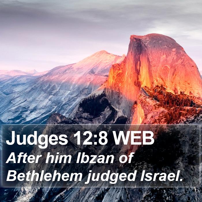 Judges 12:8 WEB Bible Study