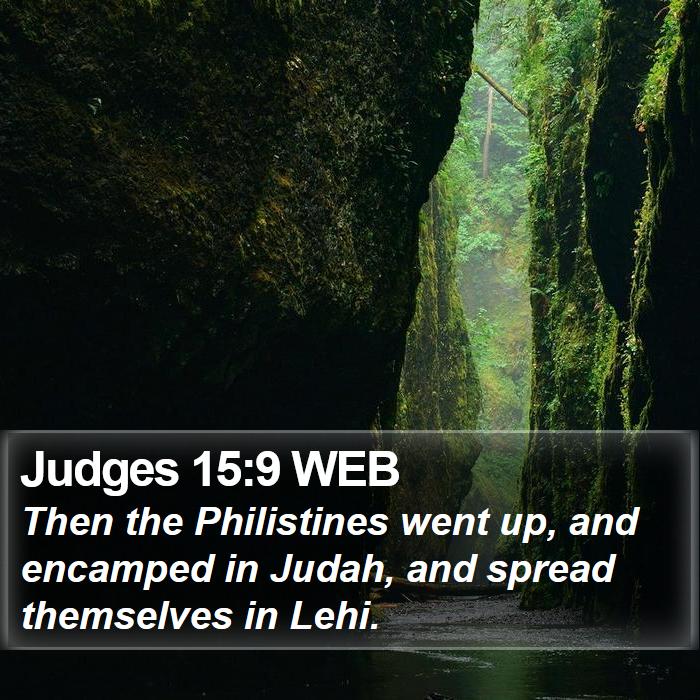 Judges 15:9 WEB Bible Study