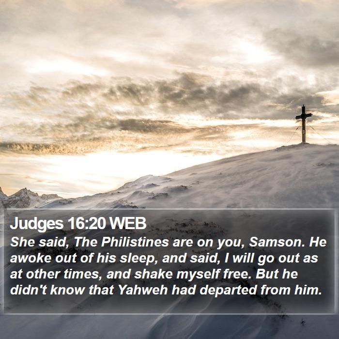 Judges 16:20 WEB Bible Study