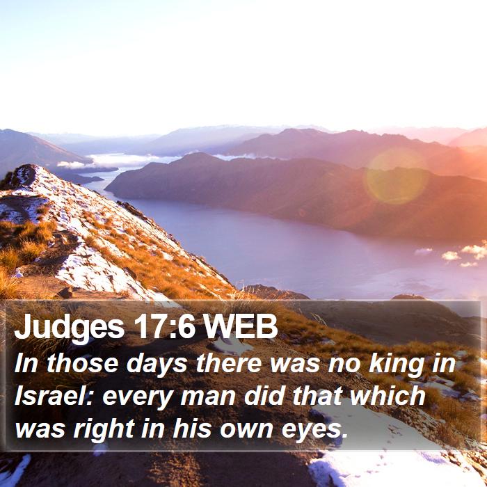 Judges 17:6 WEB Bible Study