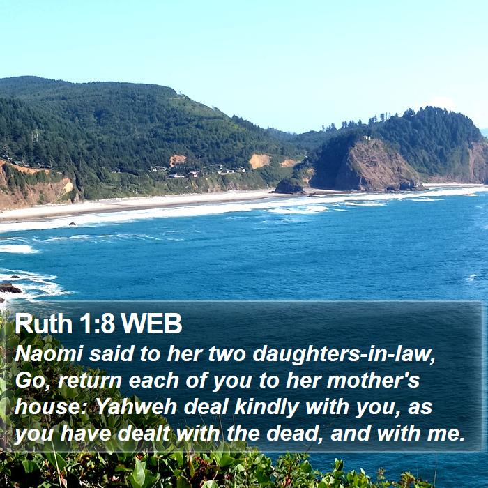 Ruth 1:8 WEB Bible Study